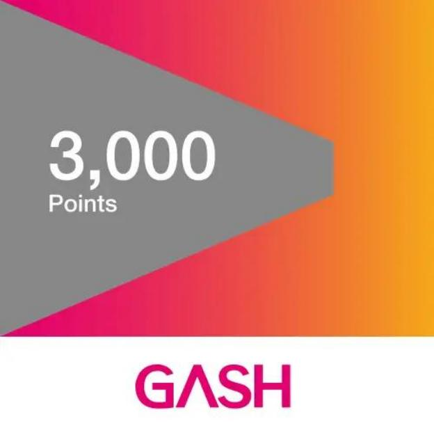 【GASH】3000 點(線上發卡)