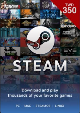 Steam 350 元台幣錢包 蒸氣卡/爭氣卡